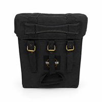 BLACK MILITARY PANNIER BAGS FIT FOR ROYAL ENFIELD bullet 650