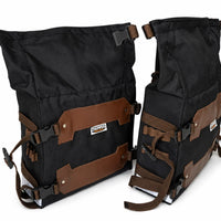 TRAIL PACK, SADDLE BAGS AND TAIL BAG COMBO (BLACK-BBROWN) FIT FOR ROYAL ENFIELD HIMALAYAN 450