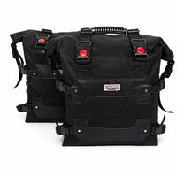 TOURING PANNIER BAGS (36L) BLACK FIT FOR ROYAL ENFIELD HUNTER 350