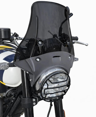 SMOKE WANDERER WINDSHIELD FIT FOR ROYAL ENFIELD CONTINENTAL GT 650