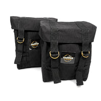 BLACK MILITARY PANNIER BAGS FIT FOR ROYAL ENFIELD METEOR 350