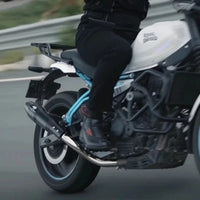 RRP BLACK EXHAUST WITH MID PIPE FIT FOR ROYAL ENFIELD GUERRILLA 450